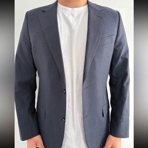 Canali Navy Sport Coat Men’s Made in Italy Size EU 50R/US 40R